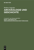 Bild: Beiträge zur siedlungsarchäologischen Forschung - De Gruyter