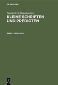 Cover: 1800-1820 - De Gruyter