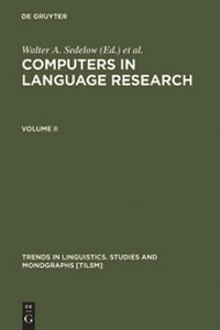 Abbildung von: Computers in Language Research / Computers in Language Research 2 - De Gruyter Mouton