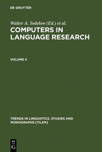 Abbildung von: Computers in Language Research / Computers in Language Research 2 - De Gruyter Mouton