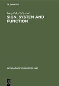 Cover: Sign, System and Function - De Gruyter Mouton