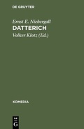 Cover: Datterich - De Gruyter