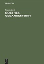 Cover: Goethes Gedankenform - De Gruyter