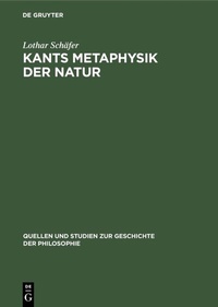 Abbildung von: Kants Metaphysik der Natur - De Gruyter