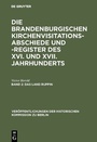 Cover: Das Land Ruppin - De Gruyter
