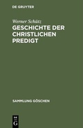 Cover: Geschichte der christlichen Predigt - De Gruyter