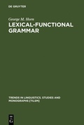 Bild: Lexical-Functional Grammar - De Gruyter Mouton