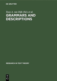Abbildung von: Grammars and Descriptions - De Gruyter