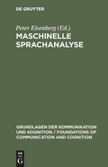 Cover: Maschinelle Sprachanalyse - De Gruyter
