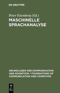 Abbildung von: Maschinelle Sprachanalyse - De Gruyter