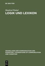 Cover: Logik und Lexikon - De Gruyter