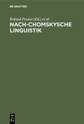 Cover: Nach-Chomskysche Linguistik - De Gruyter