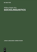 Cover: Sociolinguistics - De Gruyter Mouton