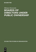 Cover: Boards of Directors under Public Ownership - De Gruyter