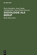 Cover: Soziologie als Beruf - De Gruyter
