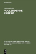 Cover: Vollendende Mimesis - De Gruyter