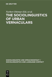 Abbildung von: The Sociolinguistics of Urban Vernaculars - De Gruyter