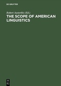 Cover: The Scope of American Linguistics - De Gruyter Mouton
