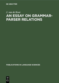 Abbildung von: An Essay on Grammar-Parser Relations - De Gruyter Mouton