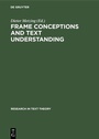 Cover: Frame Conceptions and Text Understanding - De Gruyter