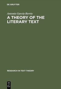 Abbildung von: A Theory of the Literary Text - De Gruyter