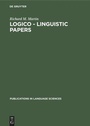 Cover: Logico - Linguistic Papers - De Gruyter Mouton