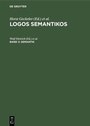 Cover: Semantik - De Gruyter