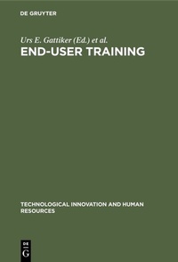 Abbildung von: End-User Training - De Gruyter