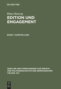 Cover: Darstellung - De Gruyter