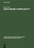 Cover: Software Complexity - De Gruyter