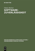 Cover: Softwarezuverl&auml;ssigkeit - De Gruyter