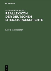 Enlarge image Cover: Sachregister - De Gruyter