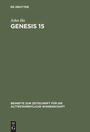 Cover: Genesis 15 - De Gruyter