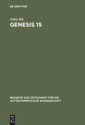 Cover: Genesis 15 - De Gruyter