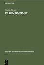 Cover: IV Dictionary - De Gruyter