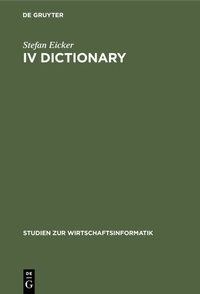 Abbildung von: IV Dictionary - De Gruyter