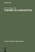 Cover: Themes in Linguistics - De Gruyter Mouton