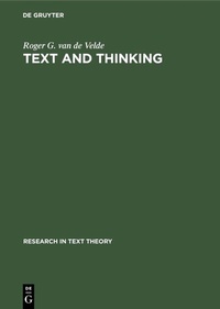 Abbildung von: Text and Thinking - De Gruyter
