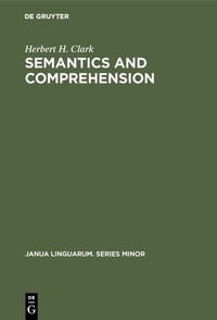 Abbildung von: Semantics and Comprehension - De Gruyter Mouton