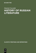 Bild: History of Russian Literature - De Gruyter Mouton
