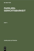 Cover: Familiengerichtsbarkeit - De Gruyter