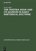 Bild: The 'Poetria Nova' and its Sources in Early Rhetorical Doctrine - De Gruyter Mouton