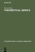 Cover: Theoretical Semics - De Gruyter Mouton