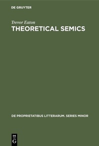 Abbildung von: Theoretical Semics - De Gruyter Mouton