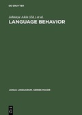 Cover: Language Behavior - De Gruyter Mouton