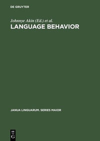 Abbildung von: Language Behavior - De Gruyter Mouton