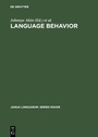 Cover: Language Behavior - De Gruyter Mouton