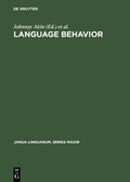 Cover: Language Behavior - De Gruyter Mouton