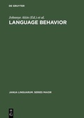 Cover: Language Behavior - De Gruyter Mouton