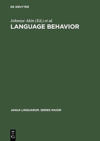 Abbildung von: Language Behavior - De Gruyter Mouton